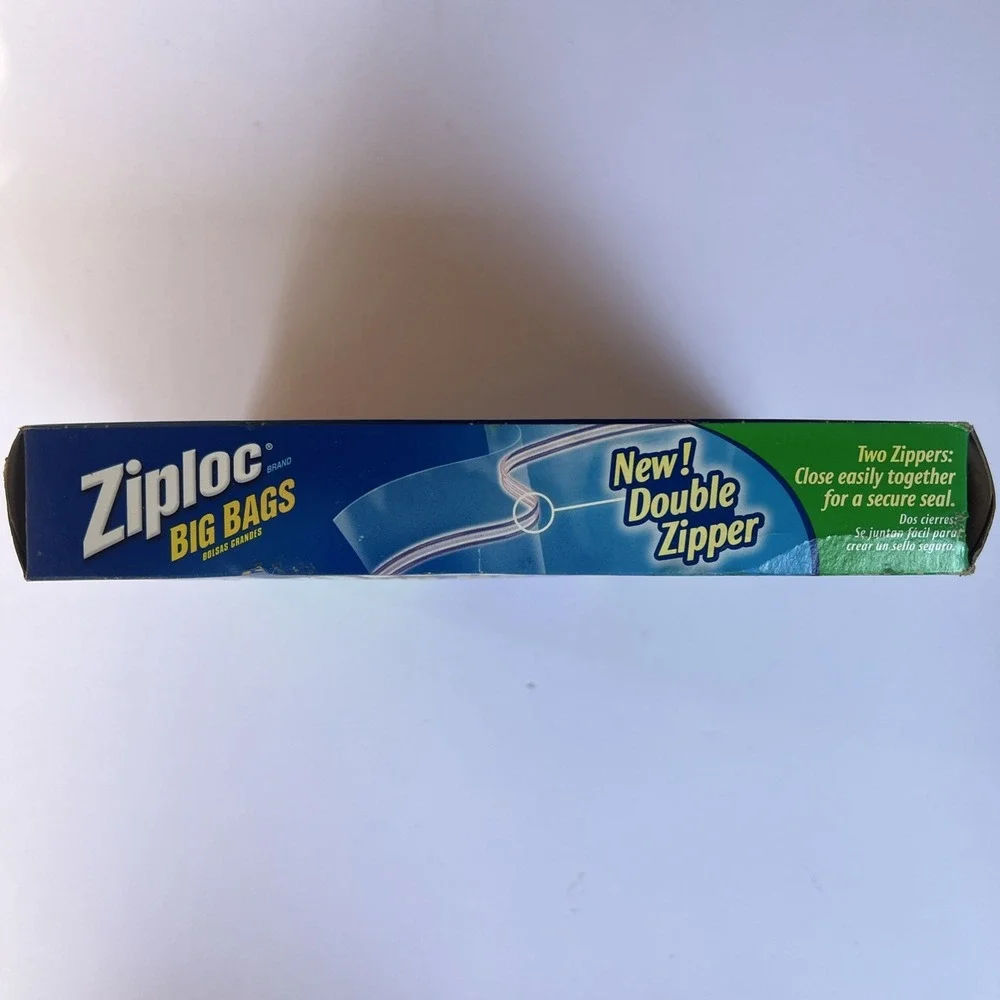 Ziploc Big Bags Heavy Duty Storage XXL (3 Bags) Discontinued RARE NEW SEALED